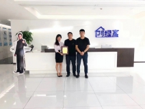 熱烈祝賀楊總、王總簽約創(chuàng)綠家長春市區(qū)級代理！