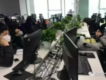 成都一公司邊裝修邊辦公，裝修味道嗆人 員工戴防毒面具辦公